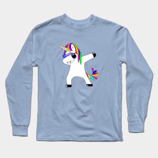 Dabbing Unicorn Long Sleeve T-Shirt